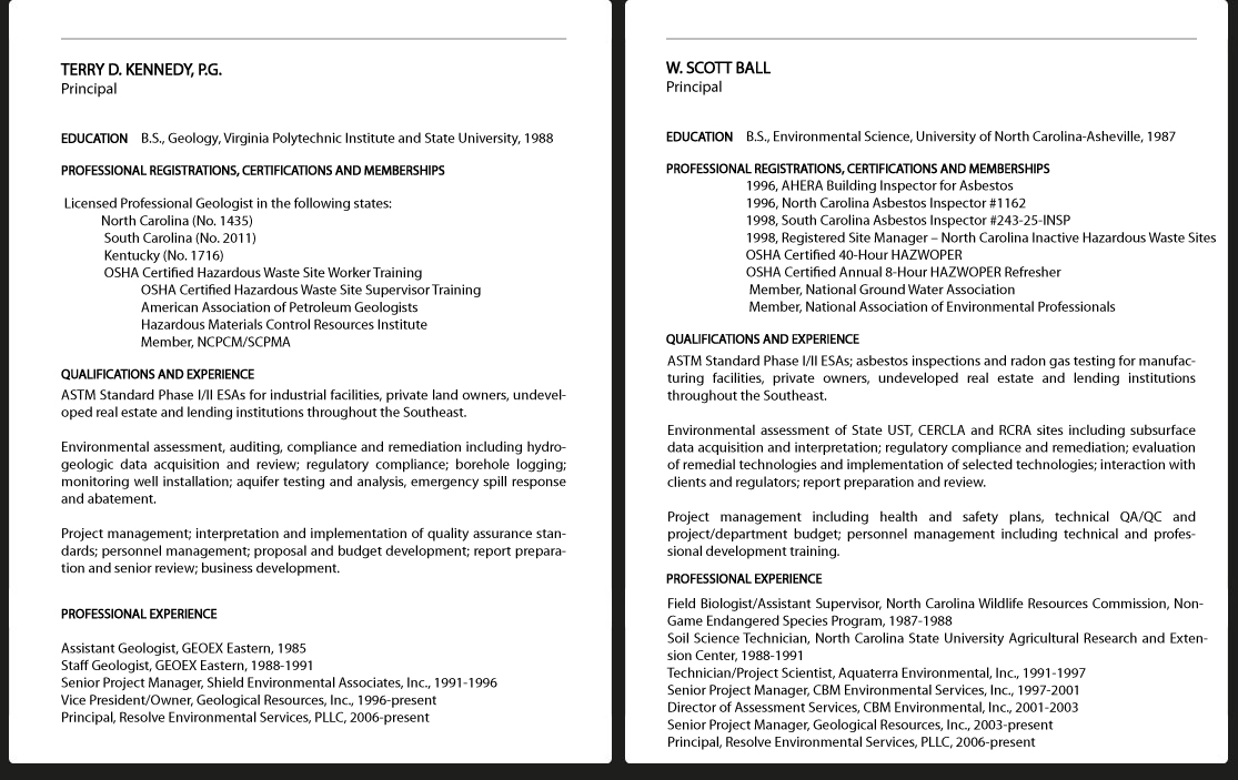 Resolve Environmental Services, PLLC